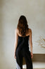 Linen Strapless Tube Top - Black