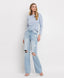 100% Cotton 90's Vintage Super High Rise Flare Ripped Jeans