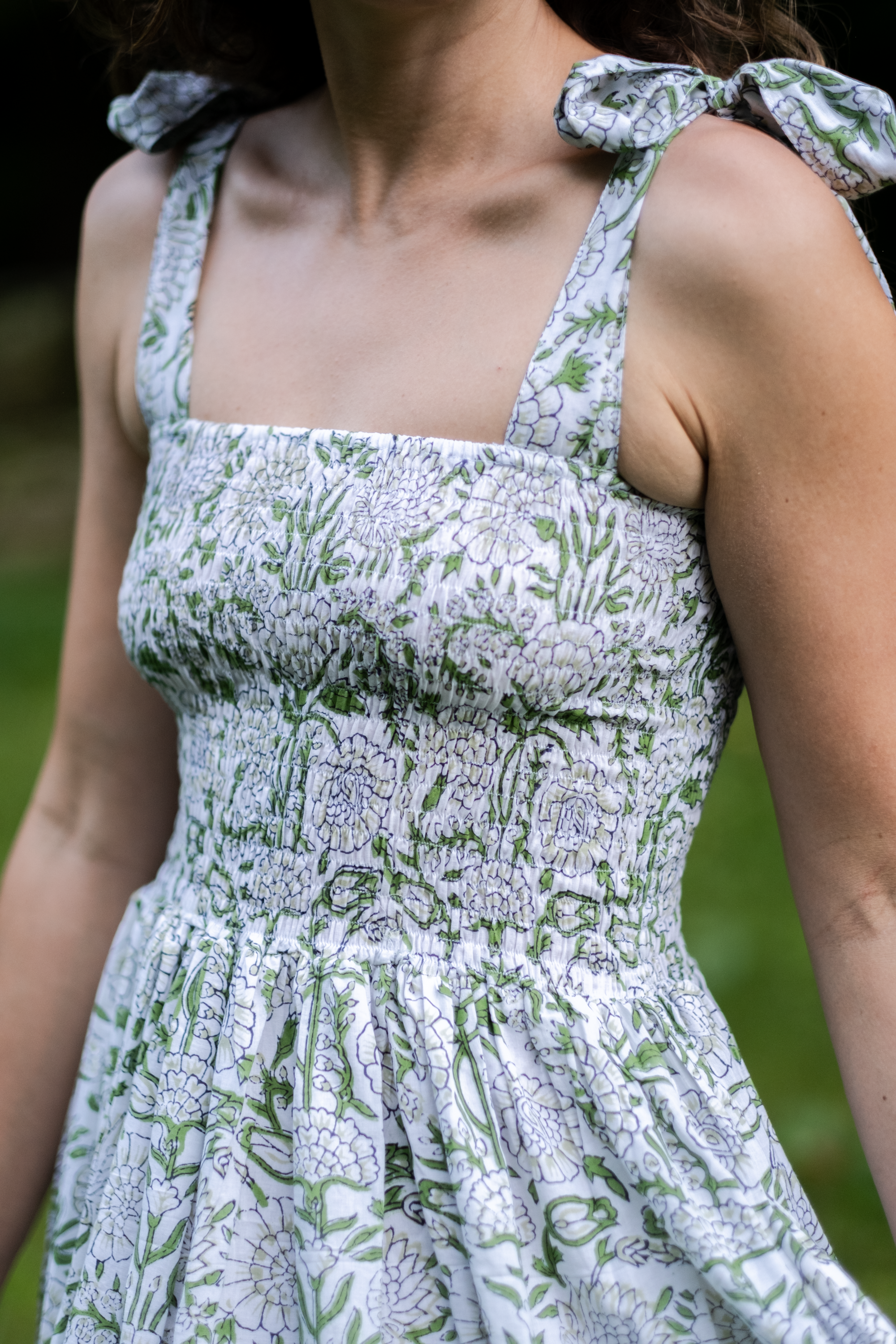 100% Cotton Elizabeth Dress | Organic Cotton Dress