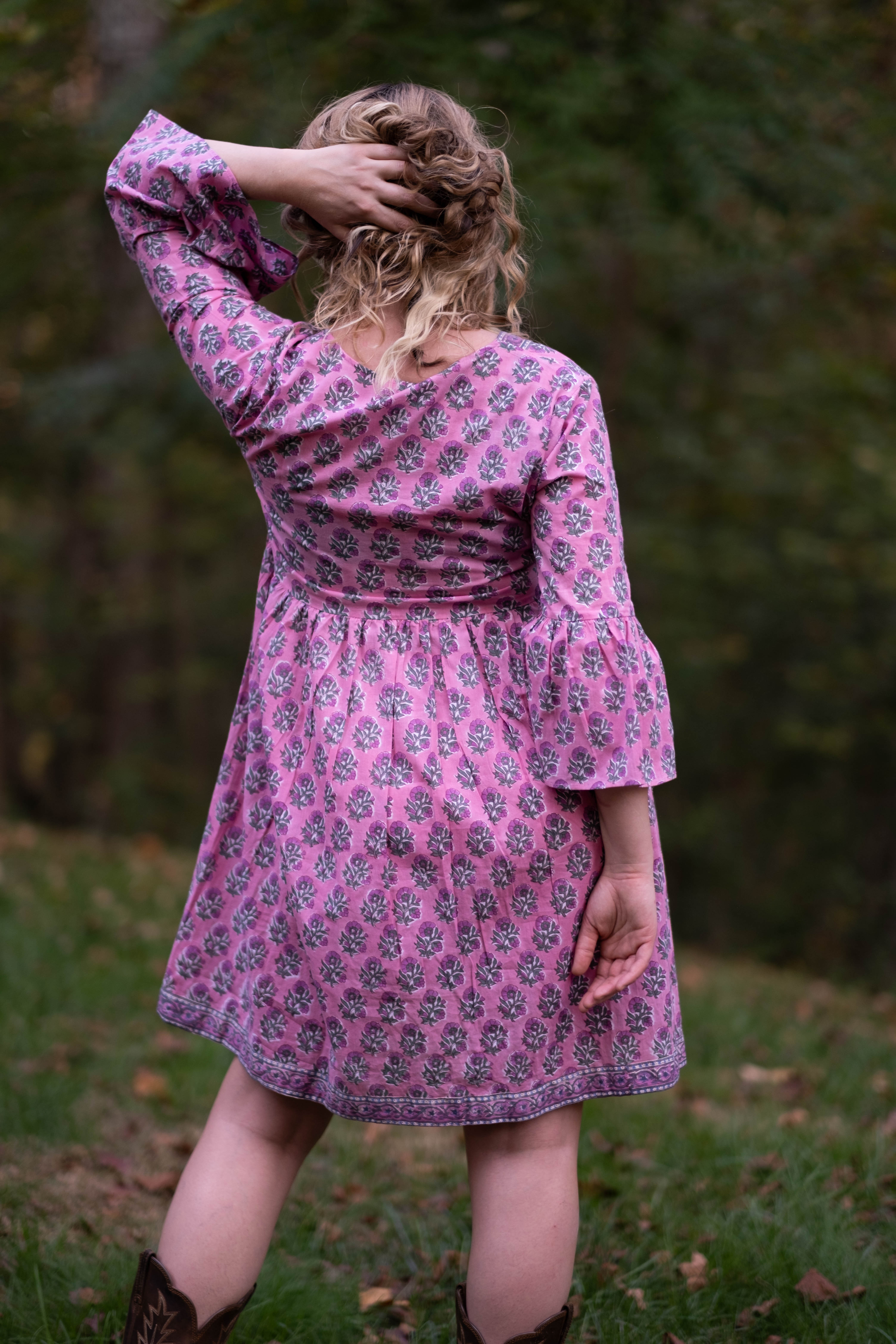 100 cotton dresses made in usa 100% Alana Dress | Organic Cotton Dress combining fashion with functionality Size:IT 44 Fall Sale Women's Black Low Heels-Dream