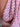 Clarity Zona blouse, 100% cotton in rose-pink with periwinkle lotus blooms (photo 3 of 4)